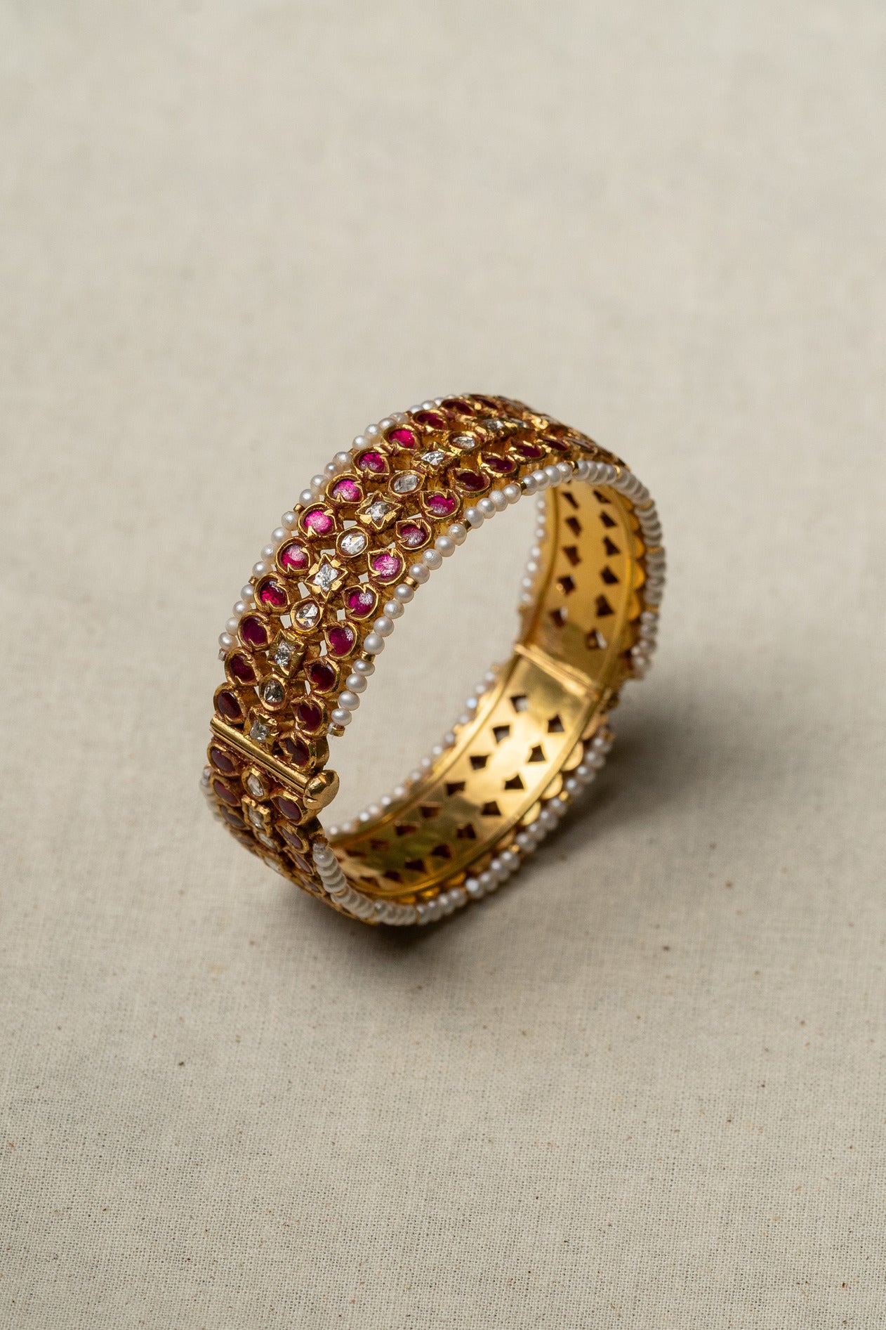 Ruby & Diamond bangle